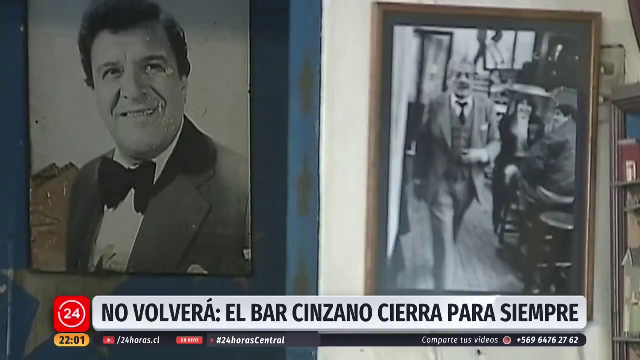 Cierra para siempre el Bar Cinzano: 125 años de historia y bohemia porteña | 24 Horas TVN Chile