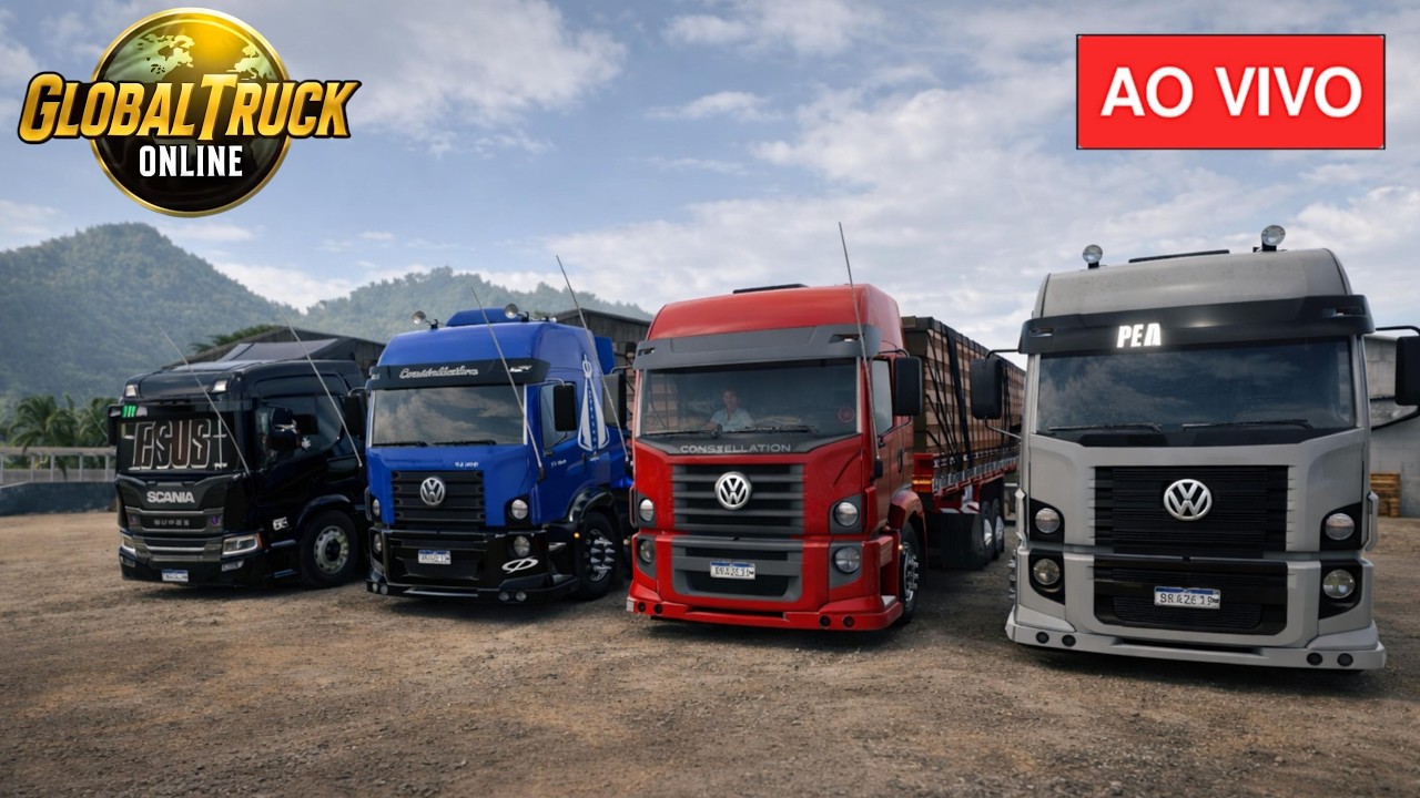 💥AO💥VIVO💥GLOBAL TRUCK ONLINE - JOGANDO COM OS INSCRITOS  PRIMEIRA LIVE DA SEMANA