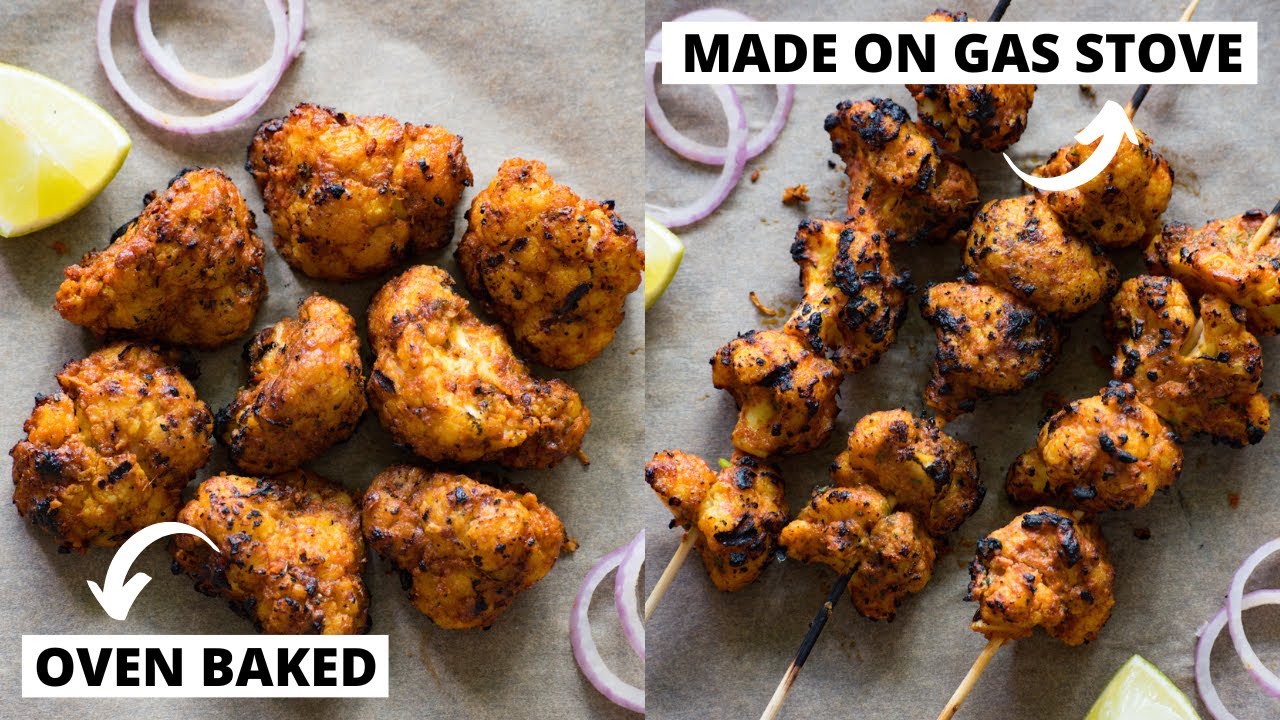 tandoori gobi recipe | gobi tikka | veg starter | tandoori gobhi | gobi recipes | Vibha's Kitchen