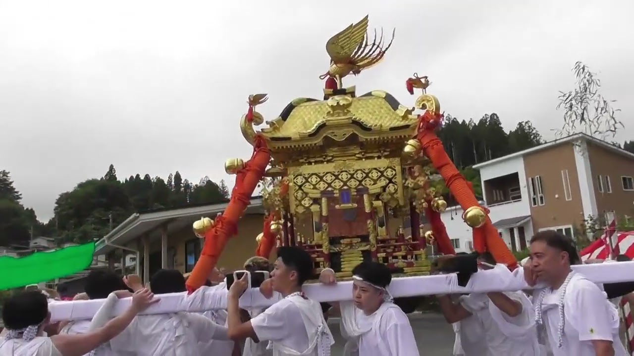 2025魚賀波間神社例大祭２ 三団体奉納