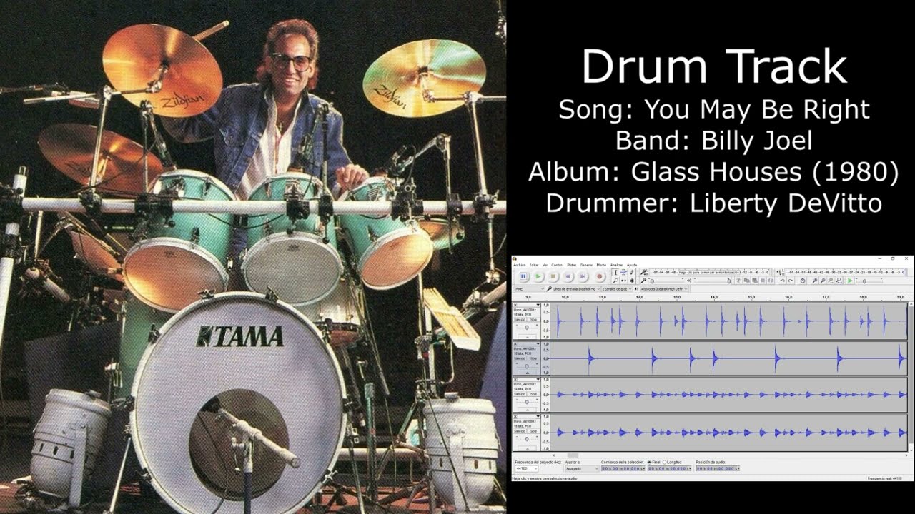 You May Be Right (Billy Joel) • Drum Track