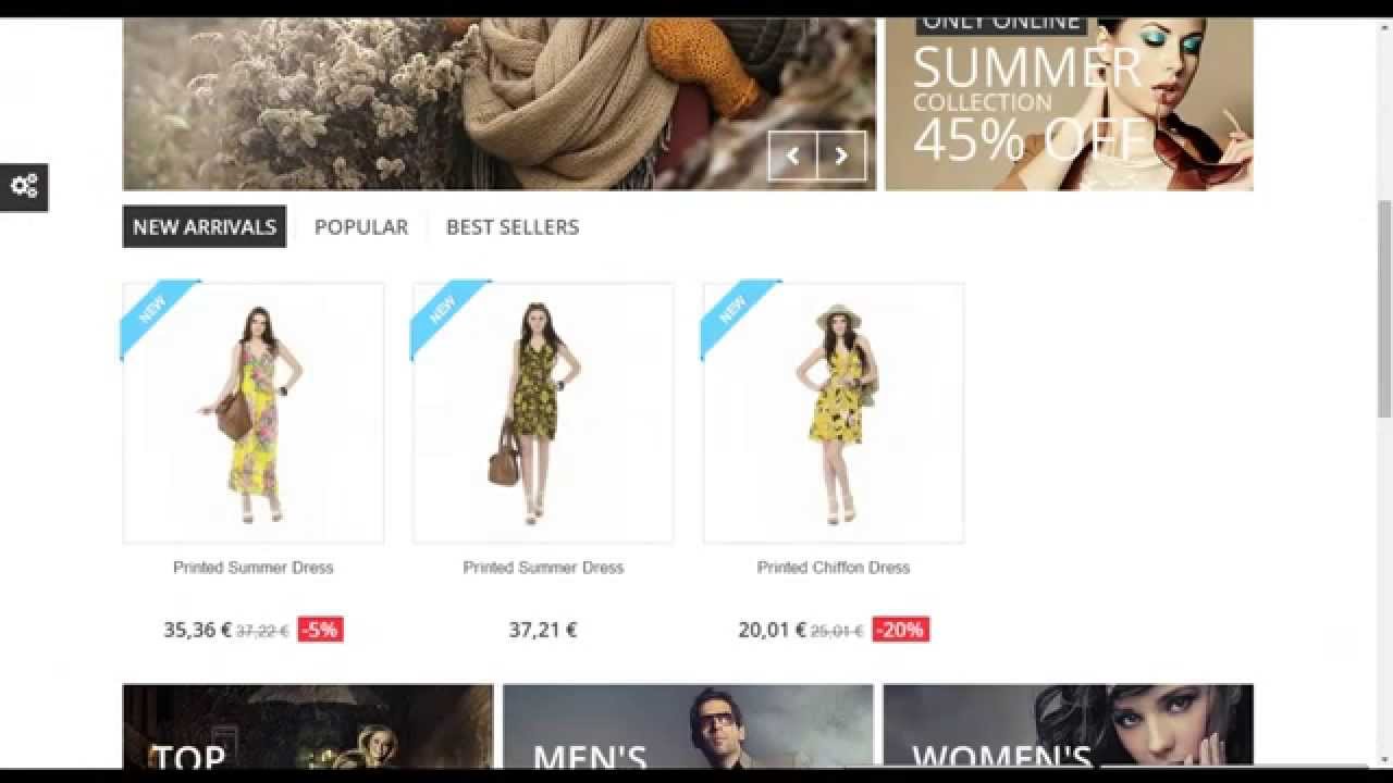 LS Easy Homepage Products module for Prestashop - Change, set featured and new Products