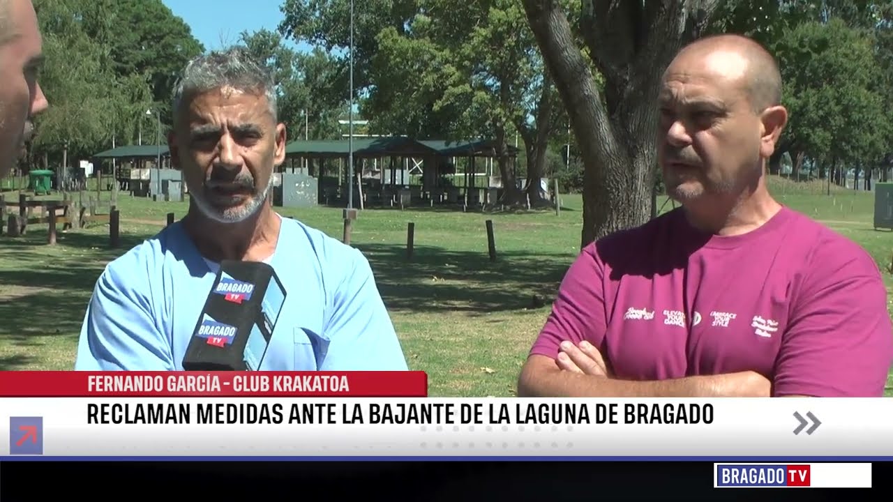 RECLAMAN MEDIDAS POR LA BAJANTE DE LA LAGUNA DE BRAGADO