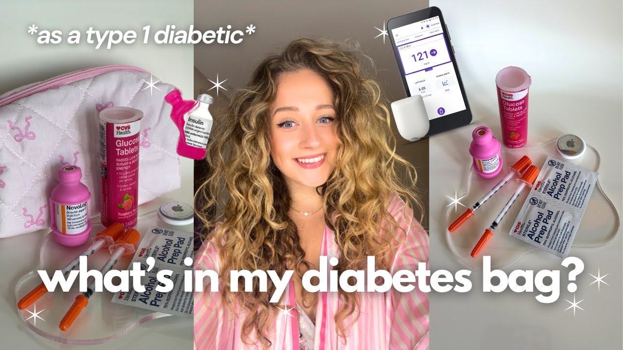 WHAT'S IN MY DIABETES BAG as a type 1 diabetic | vlogmas day 4