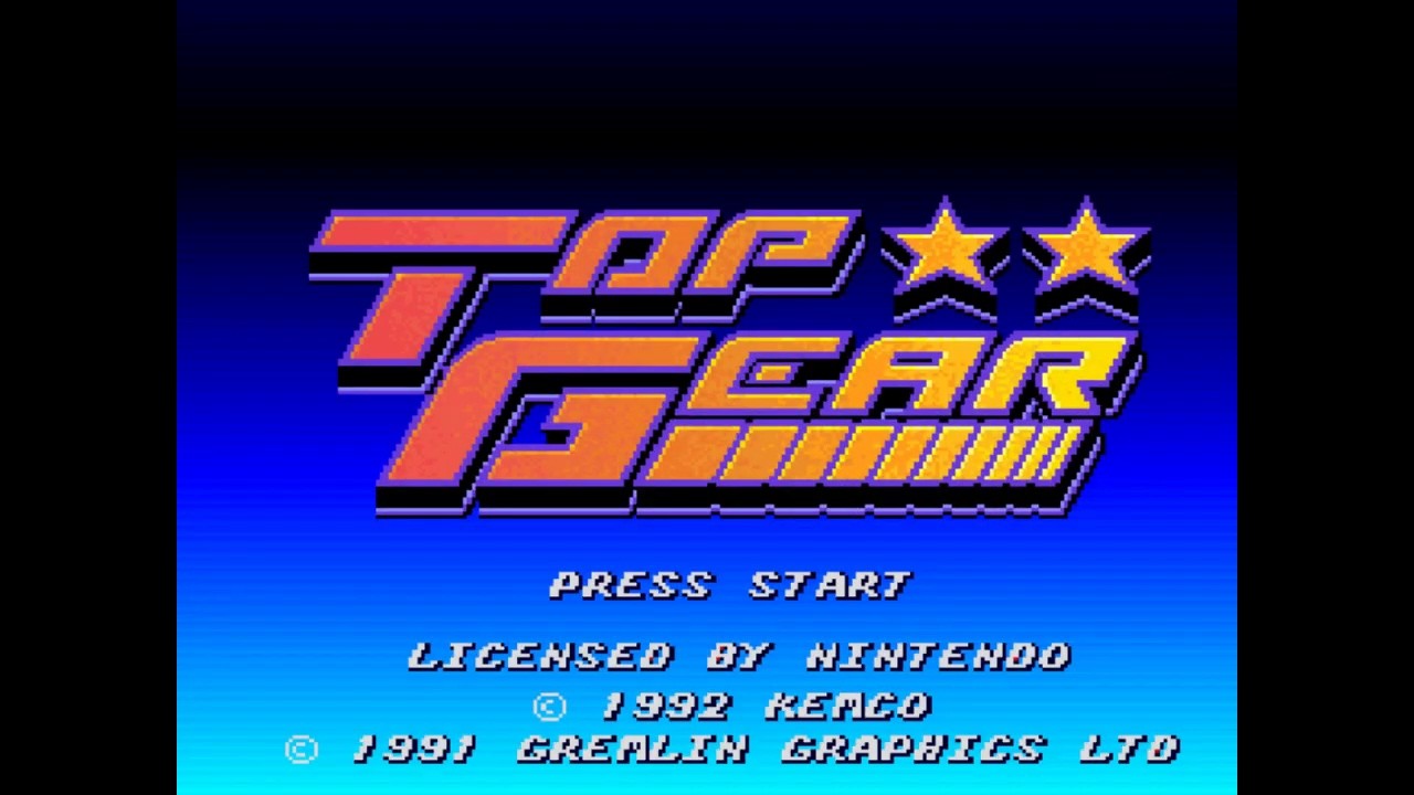 Top Gear -  [SNES] - Full Playthrough. 50Fps