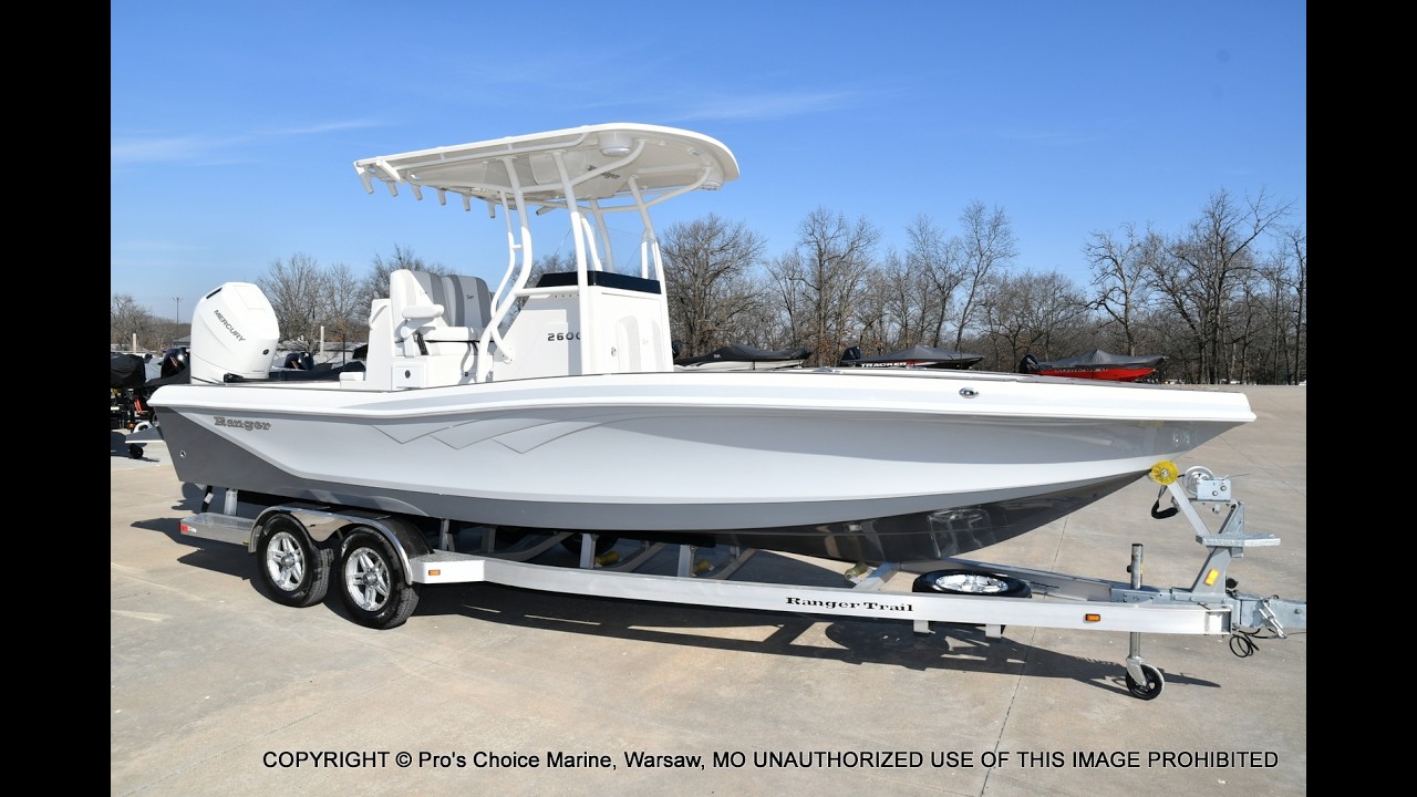 2024 Ranger 2600 Bay w/400HP Mercury V-10 Verado!!  Stock# R1853 SD