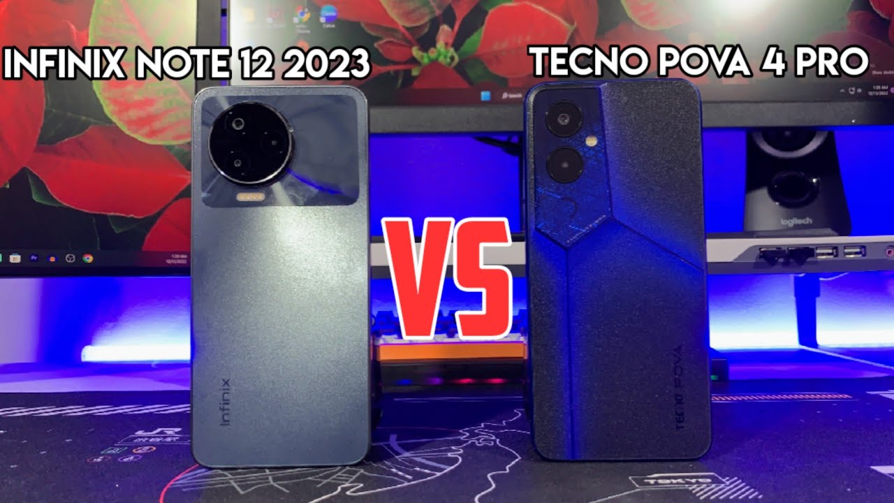 JANGAN BINGUNG LAGI!! FULL COMPARISON INFINIX NOTE 12 2023 VS TECNO POVA 4 PRO
