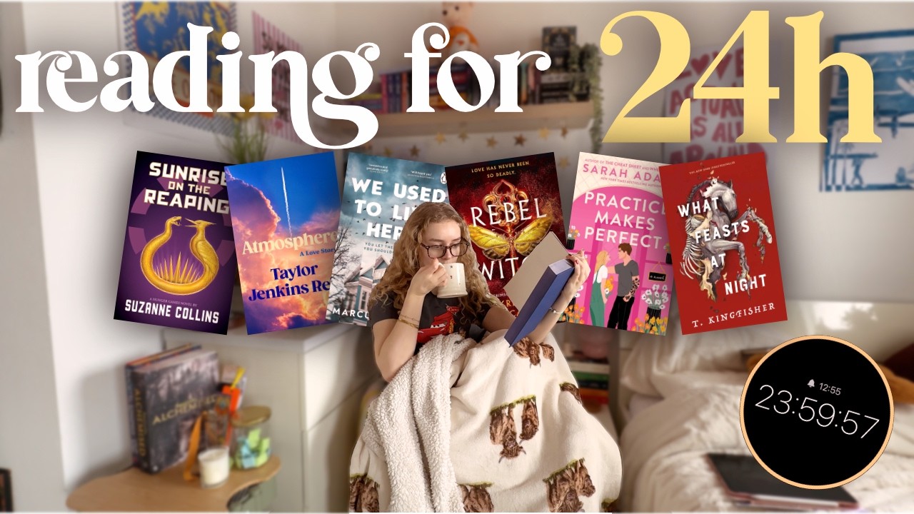 seeing how much i can read in 24h! ⏱📚 books i've been avoiding, horror & more!