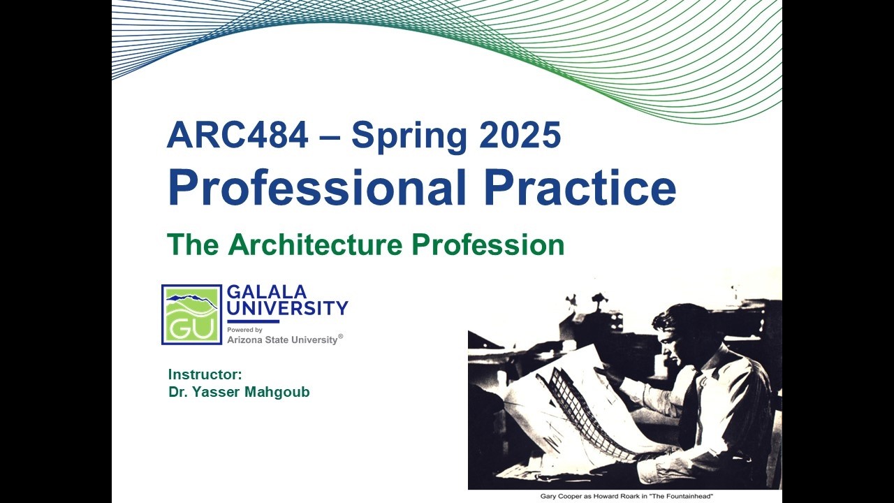GU ARC484 Professional Practice   The Architecture Profession