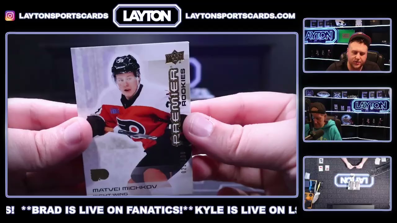 2024/25 Upper Deck Premier Hockey Hobby 10 Box Case Break #1 СЛУЧАЙНЫЕ КОМАНДЫ