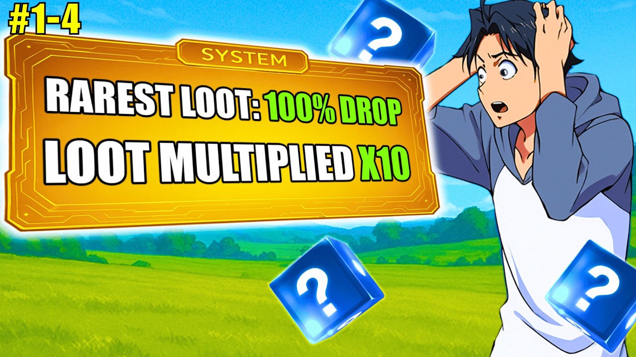 Drop the Rarest Loot 100%, rewards multiplied 100 times - He Made A Bug In REALITY! | Manhwa Recap