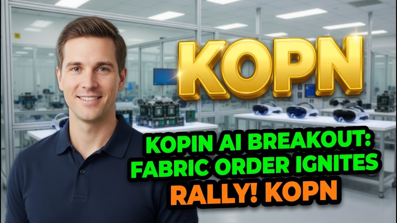 Kopin AI Breakout: Fabric Order Ignites Rally! KOPN KOPN Stock Analysis