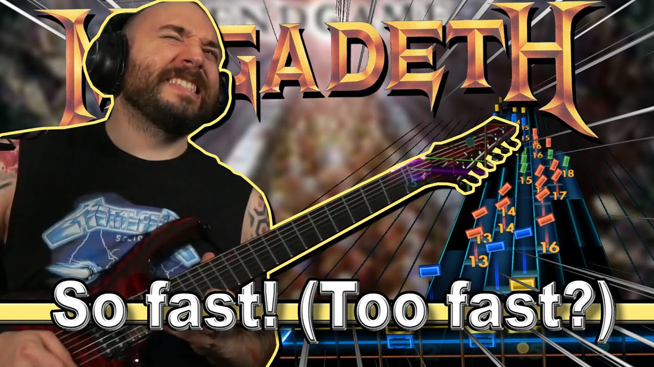 Megadeth going a million miles an hour | Rocksmith Guitar Cover
