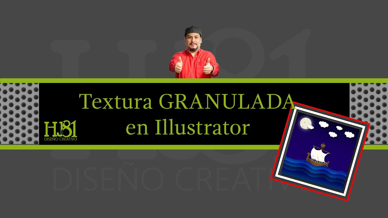 Textura GRANULADA en Illustrator