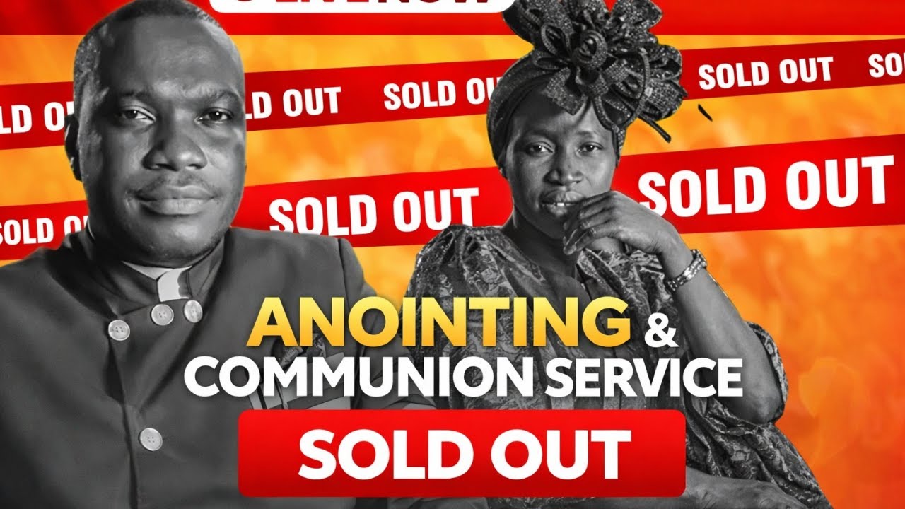 🔴 LIVE NOW  — SOLD OUT | Anointing & Communion Service with Pastor Oluwafemi Bankole