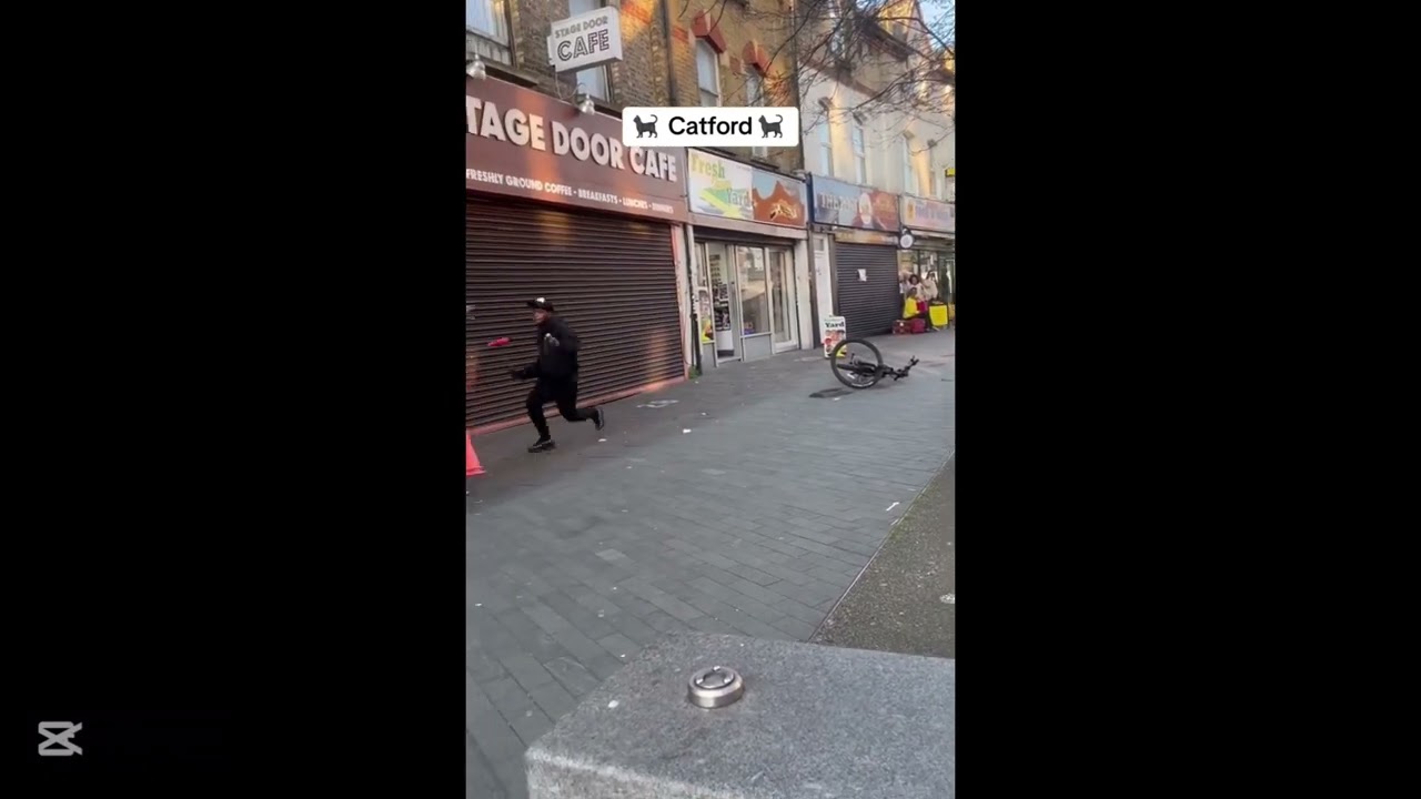This is Catford guys watch what happens on the streets !