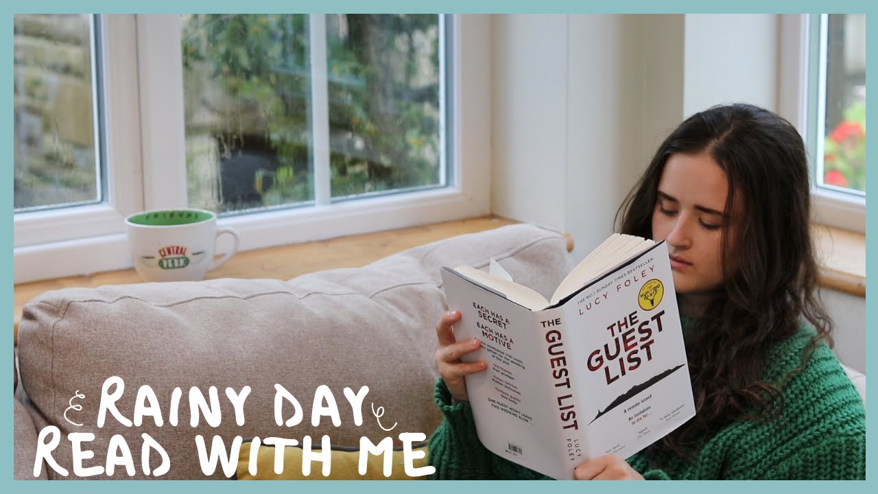RAINY DAY READ WITH ME // calming music & nature sounds