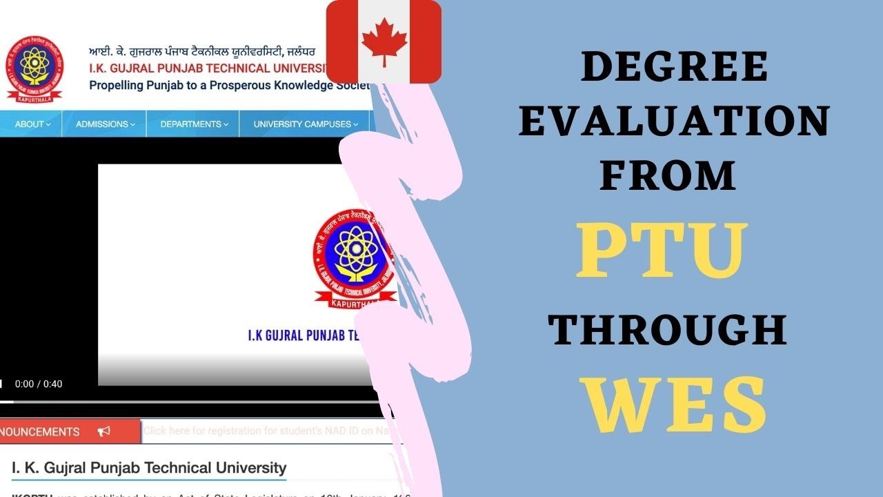 PTU WES evaluation | Step By Step process | Academic request form | Canada | by EE