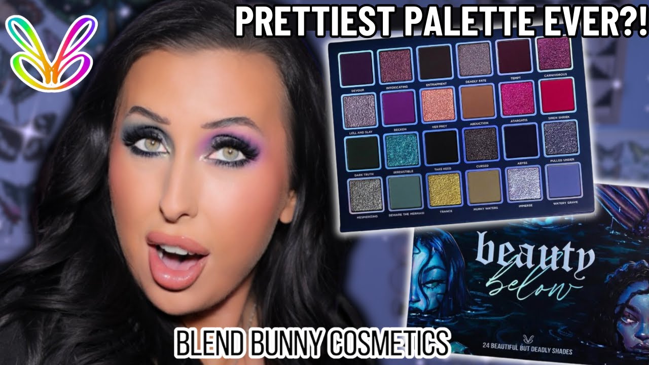 The BEST Blend Bunny Palette yet??? NEW BEAUTY BELOW palette... 3 Looks, Swatches, & Comparisons