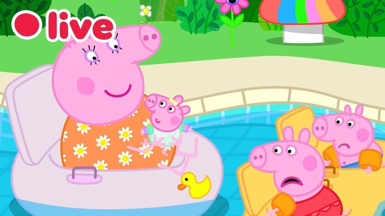 Peppa Pig NEW BABY EVIE Episodes LIVE 🍼 Cutest & Funniest Moments 🥹💛 Kids Cartoons