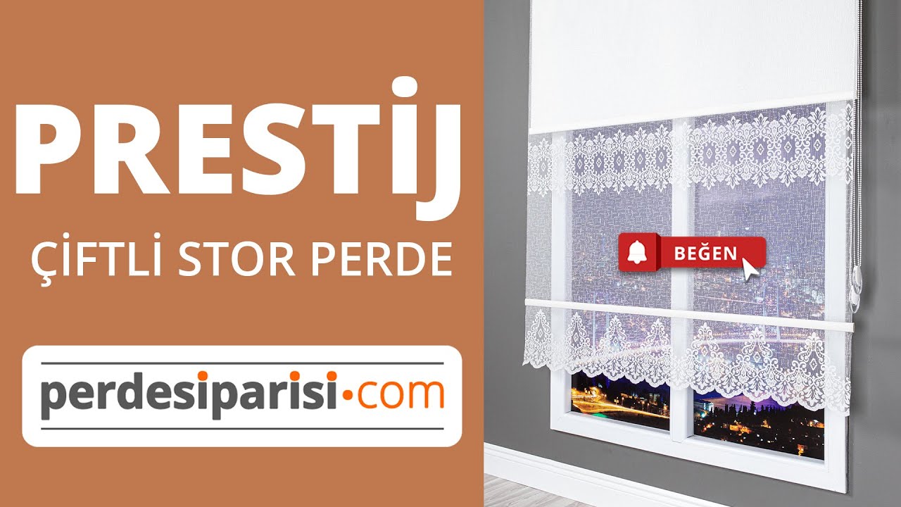 Prestij Çiftli Stor Perde Videosu #PerdeSiparisicom