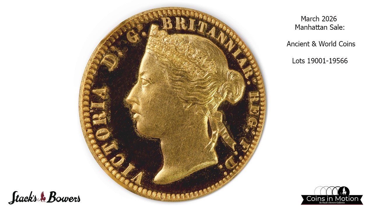 A Selection of Animated Coins in Motion in the March 2026 Manhattan Sale - Ancient & World Coins