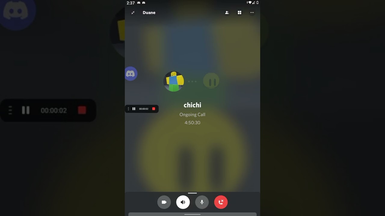Discord video call (4.5 hours) this is not a world record