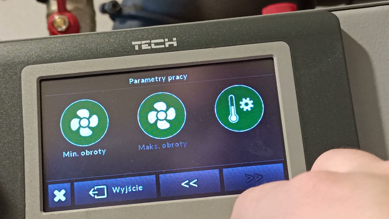 USTAWIENIA KOTŁA SAS BIO COMPAKT 12KW - KOMPLETNE !!!