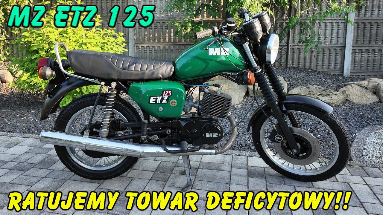 MZ ETZ 125 w zielonym lakierze 😎😎 Odbudowaliśmy poszukiwany motocykl 😃😃