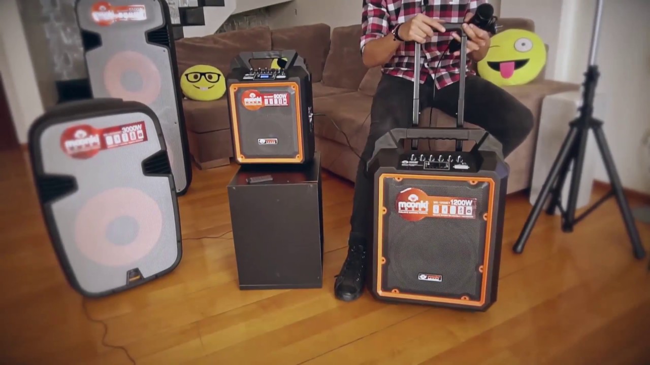 Parlante Bluetooh MS-900 BT y MS-1200 BT