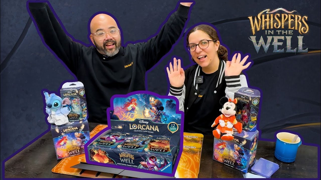 NEW LORCANA Whispers In The Well INSANE BOX OPENING!!! 