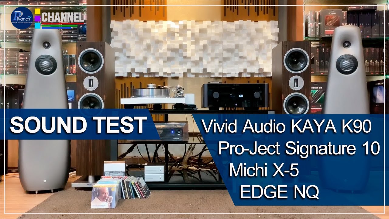 Sound Test: Vivid Audio KAYA K90   Michi X 5 + EDGE NQ   Drum Improvisation 2