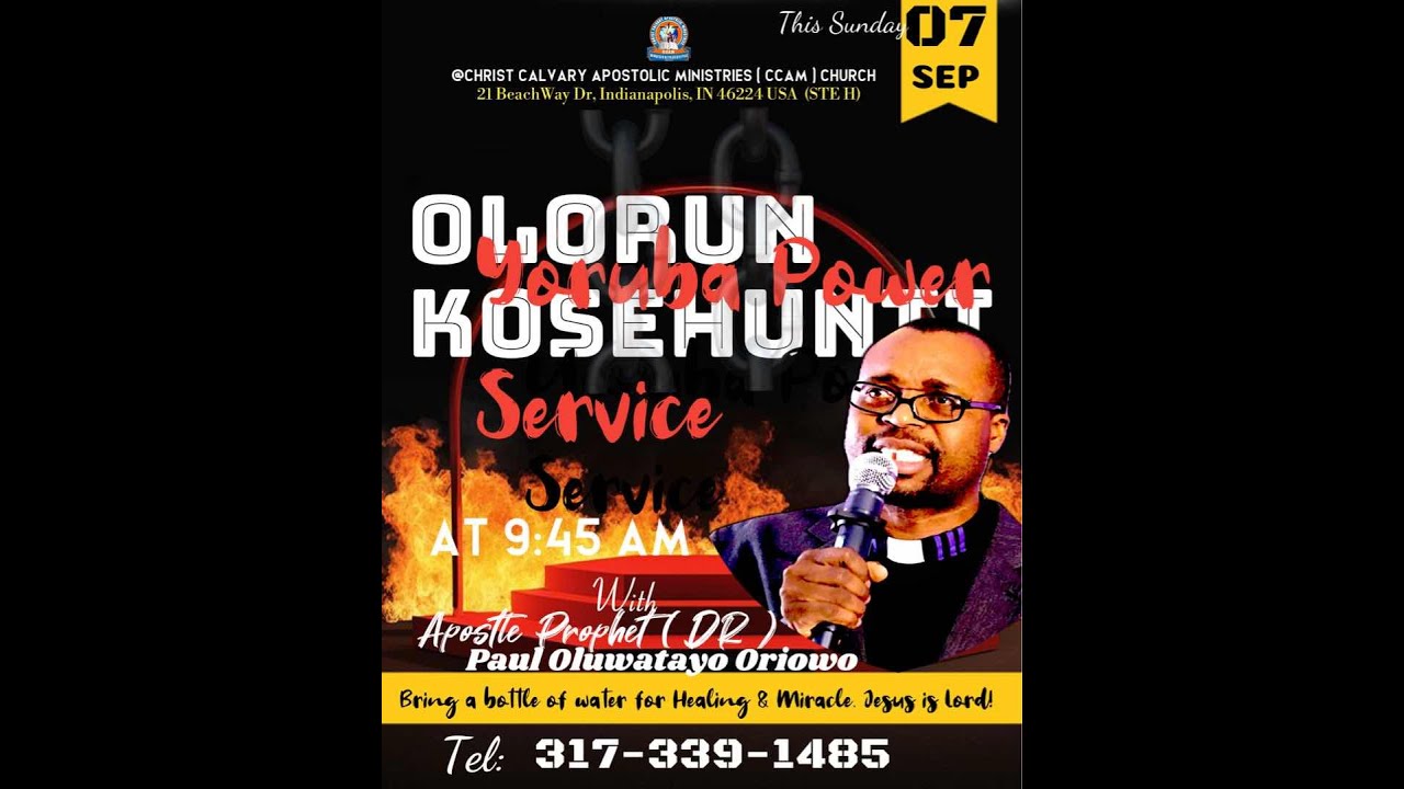 SEP 7 FIRST SUNDAY SERVICE OLORUN KOSEHUNTI