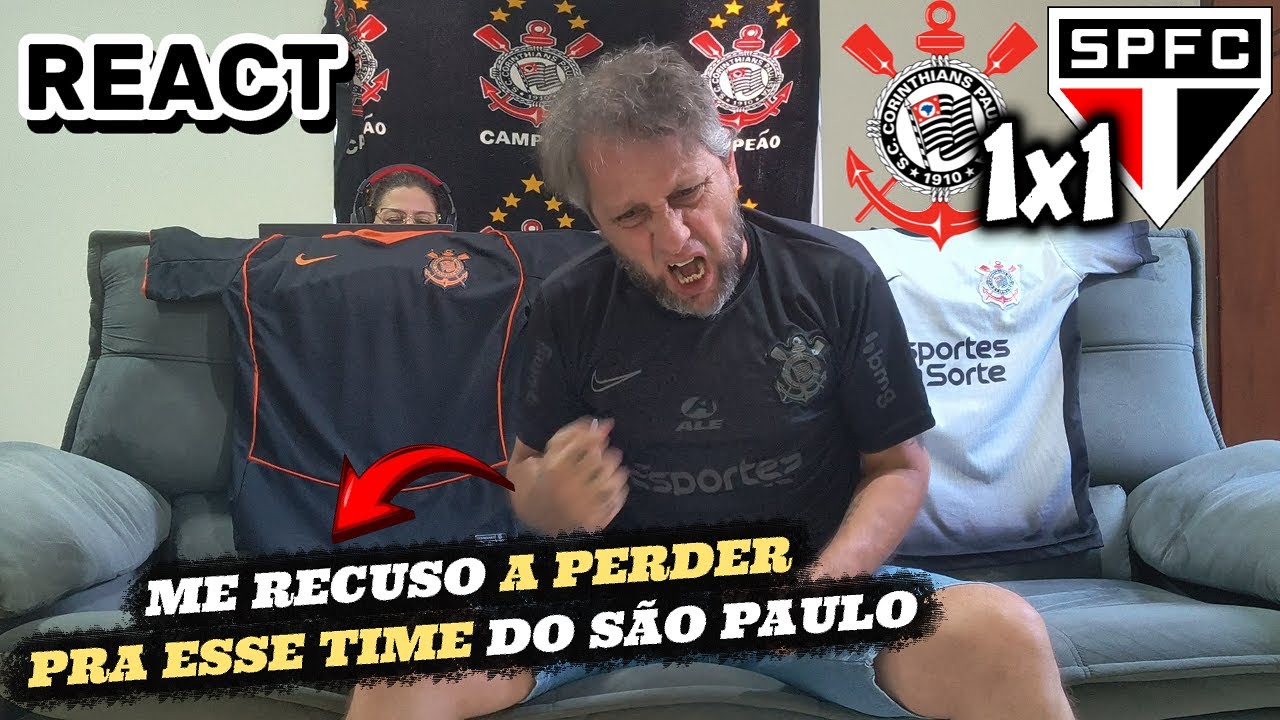 REACT Corinthians 1x1 S&atilde;o Paulo - Paulist&atilde;o 2026 - CORINTHIANS BUSCA EMPATE NA FOR&Ccedil;A E NA RA&Ccedil;A