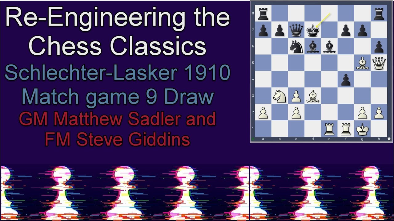 Re-Engineering the Chess Classics: Lasker on the brink! Schlechter-Lasker Match 1910 game 9.