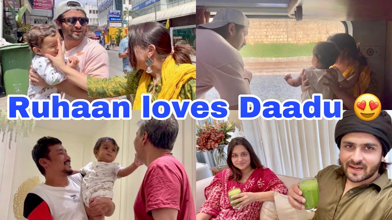 Happiest Feeling As a Father😍| Dipi Fark dikh raha hai 😁| Ruhaan loves daadu| Shoaib Ibrahim | vlog