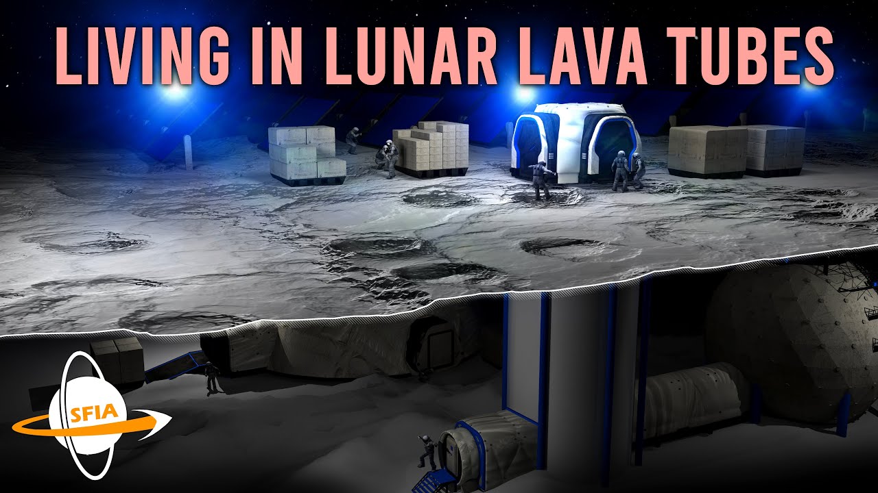Living In Lunar Lava Tubes
