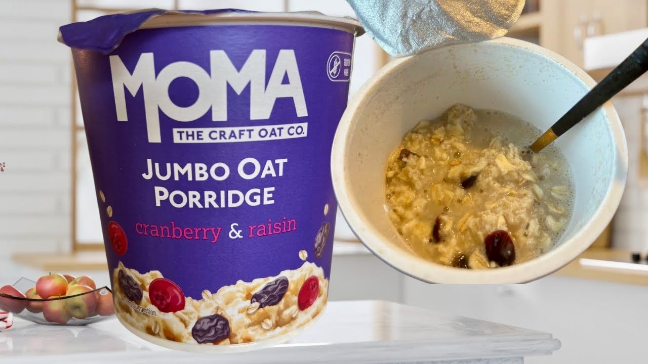 YOU MAYBE SURPRISED!! - MOMA Cranberry & Raisin Jumbo Oat Porridge Pot | FOOD REVIEW