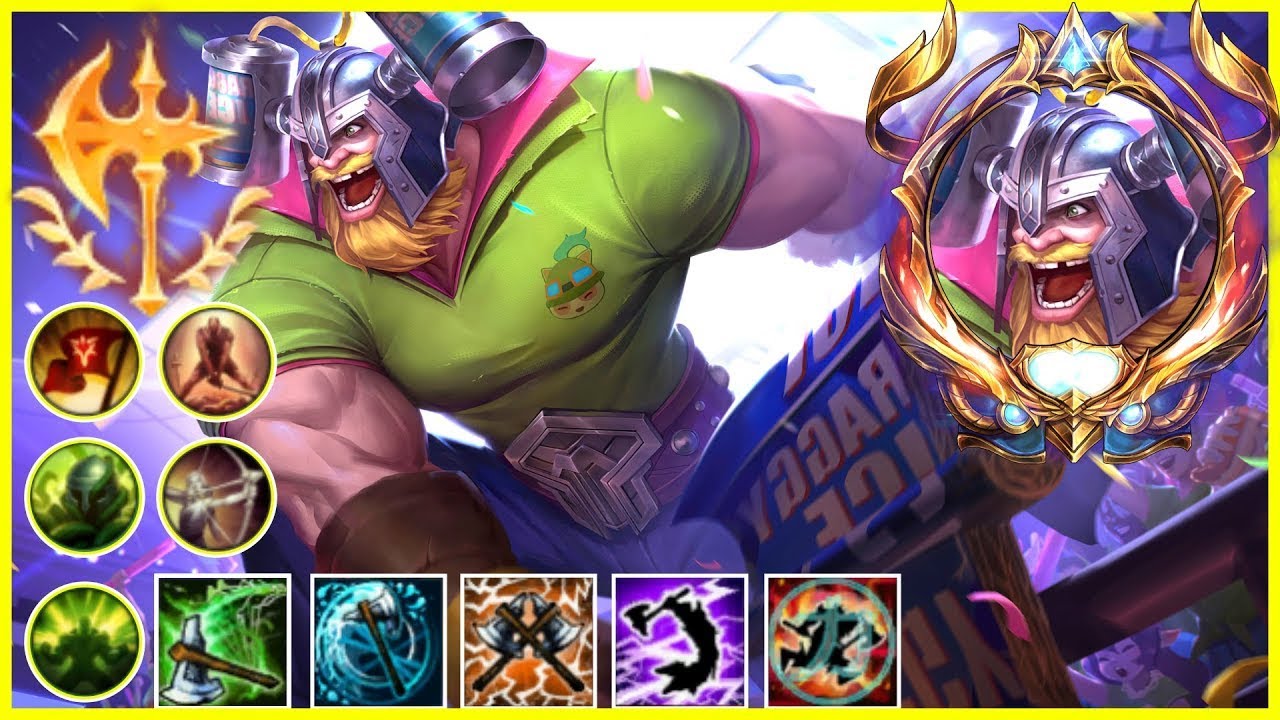 OLAF ONLY MONTAGE  - CHALLENGER OLAF MAIN SS11 LOL HYPER
