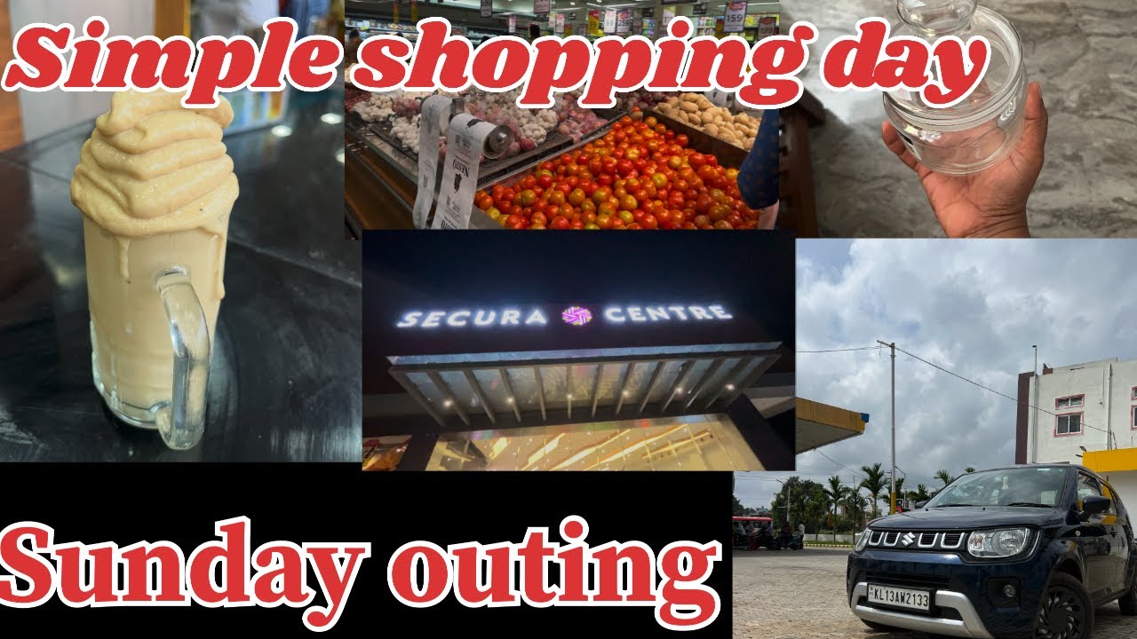 A simple shopping day/sunday outing vlog