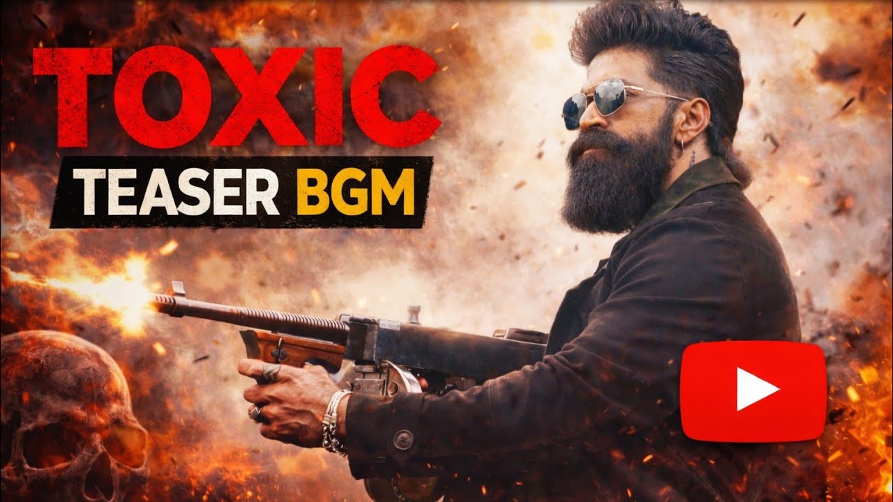 TOXIC YASH TEASER BGM 🔥 | KGF Star Yash Powerful Entry Background Music