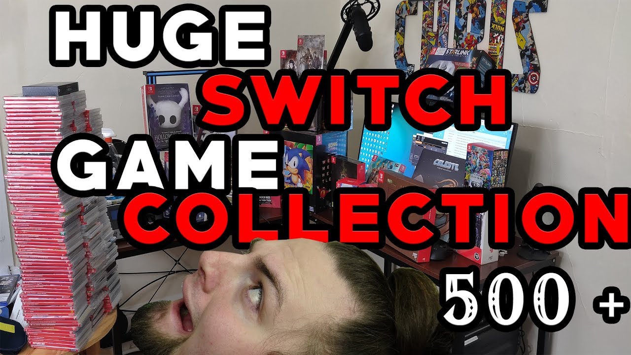 MY HUGE NINTENDO SWITCH GAME COLLECTION 500+ !!!