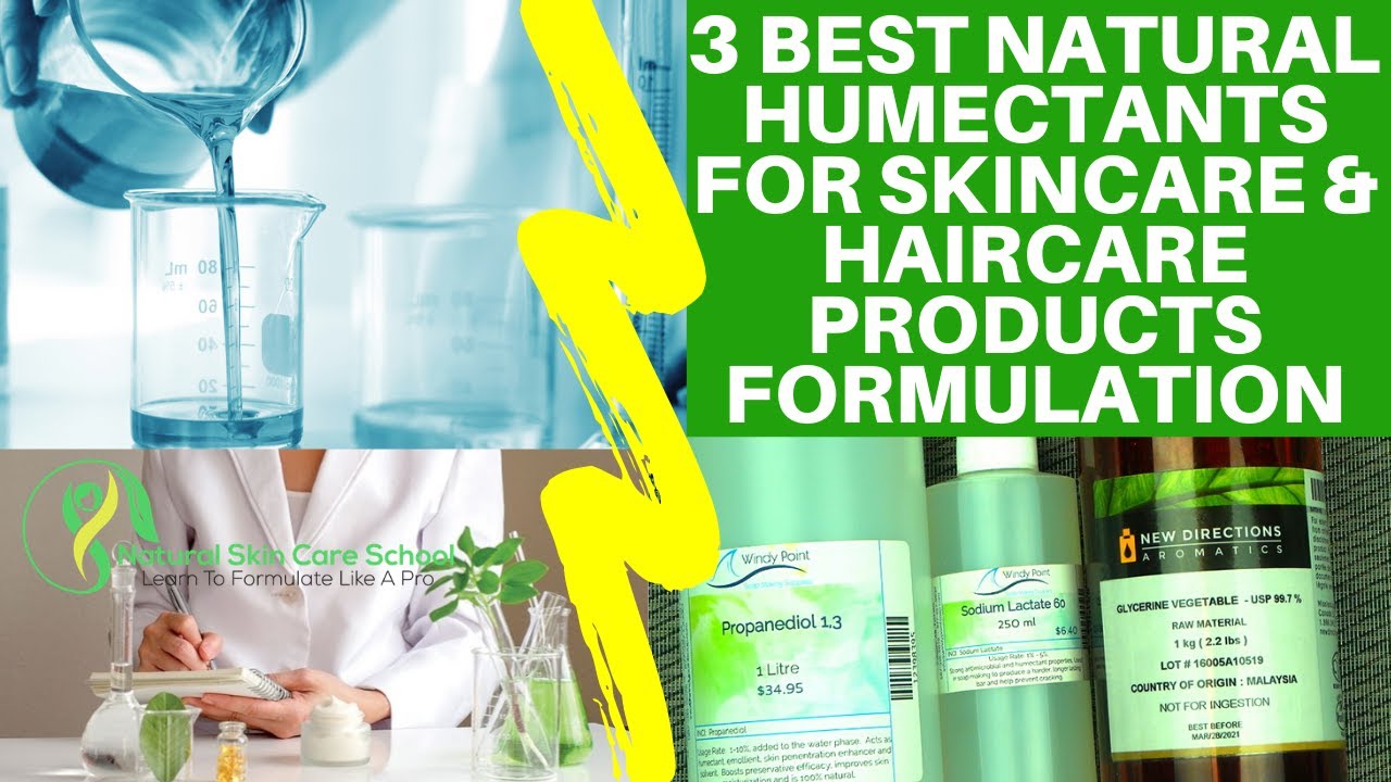 3 Best Natural Humectants For Making Skincare & Haircare Products #NaturalSkincareSchool