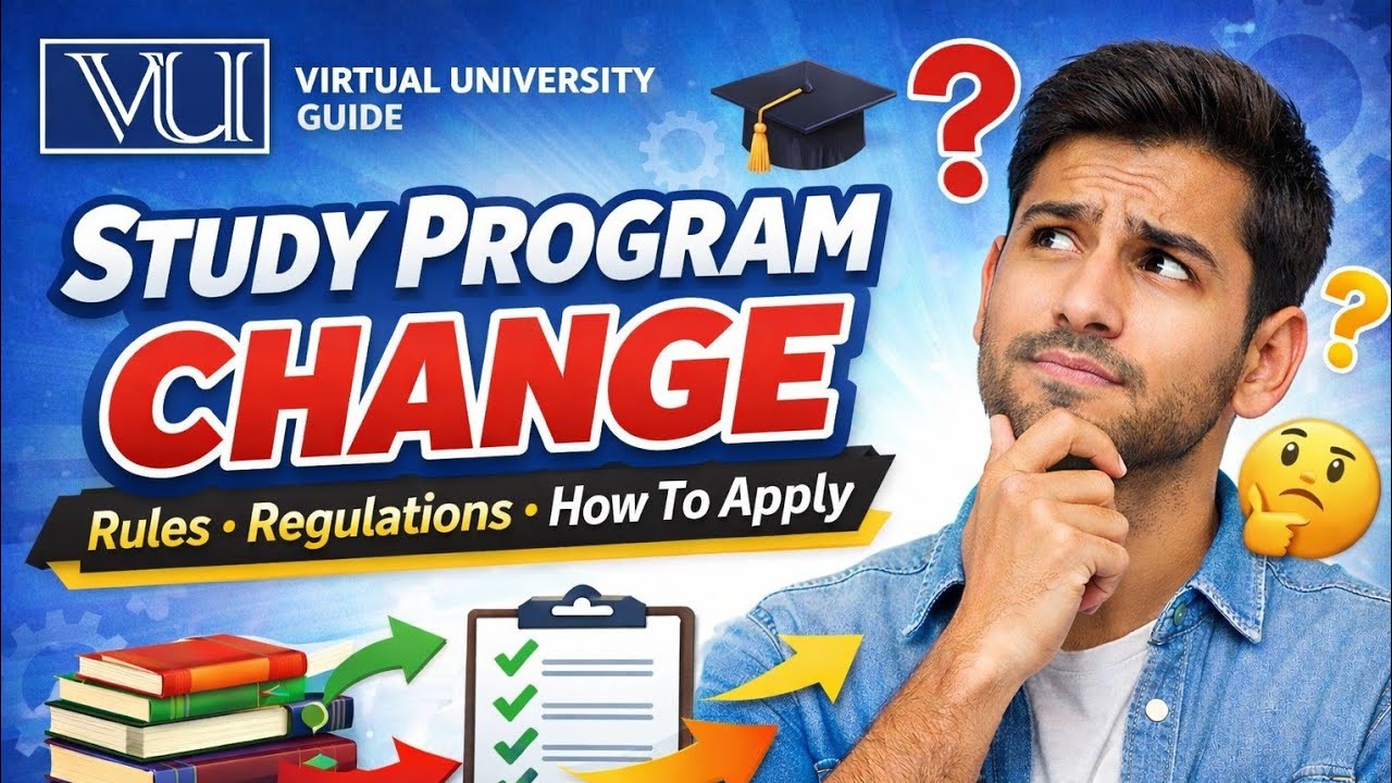 Virtual University 2026: How to Change Your Course/Study Program Easily #virtualuniversity