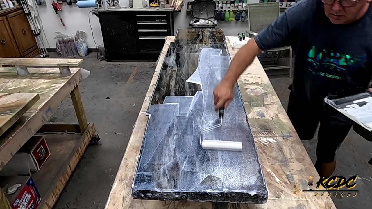 How to obtain excellent results when applying Stone Coat's Ultimate Top Coat Natural | KCDC Designs