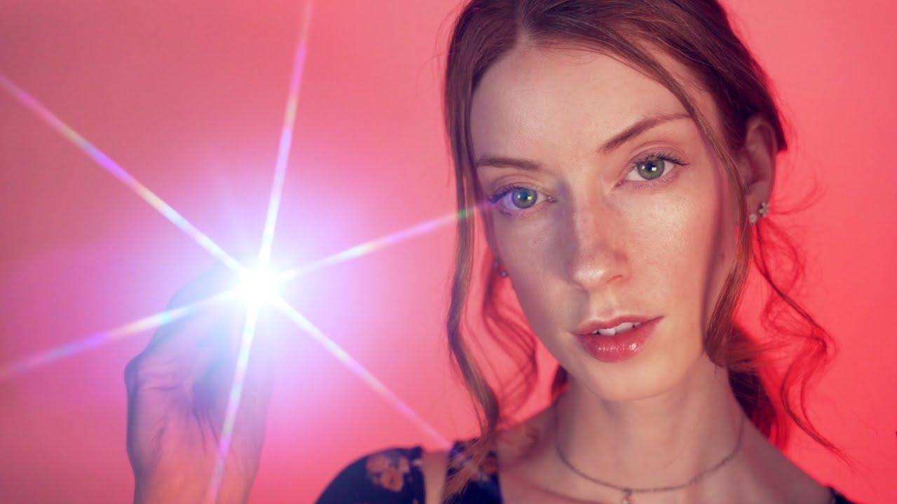 🌟 Magical Star Light Triggers 🌠 Unintelligible / Semi-Inaudible Whispers & Gentle Mouth Sounds