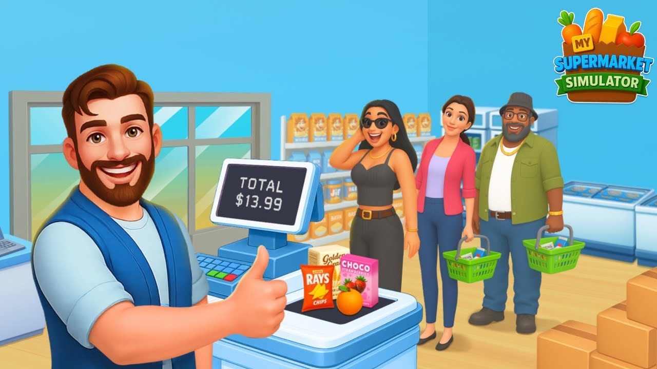My supermarket simulator 🛒| part 20 | Manager to Cleaner 😱🥲 | The Gaming Girl 