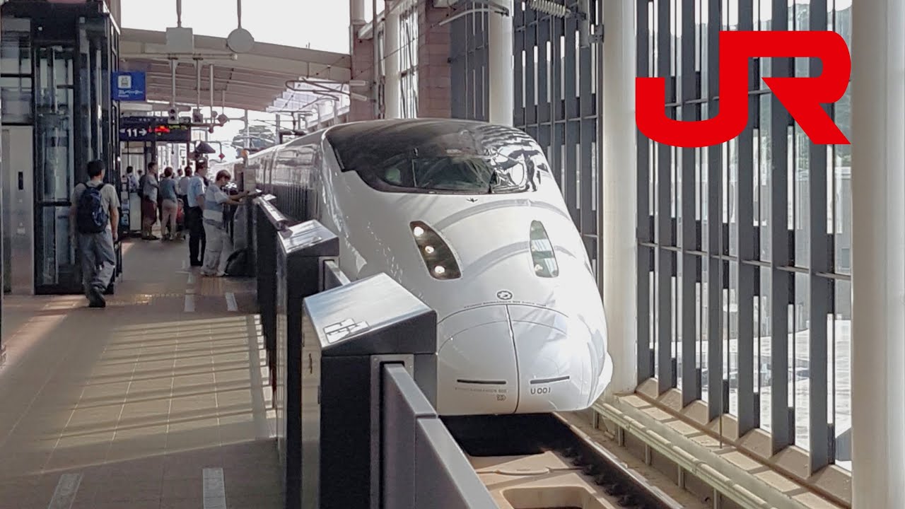JR Kyushu 800 Series!! Kyushu Shinkansen, Kumamoto to Hakata