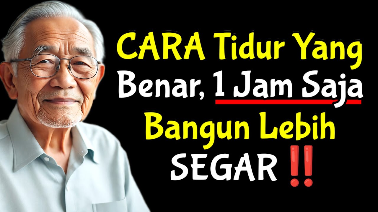 Cara TIDUR Kurang Dari Satu Jam Dan Bangun Lebih FRESH! - Penjelasan Psikologi 