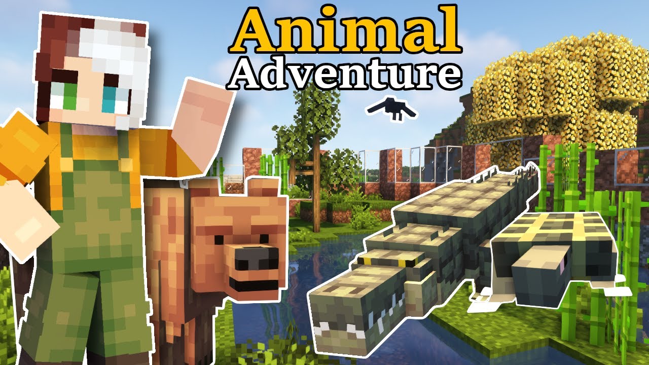 Home Upgrades, Crocodile Exhibit, and Bear Friend? | Alex's Mobs 1.19 Let's Play Ep 3